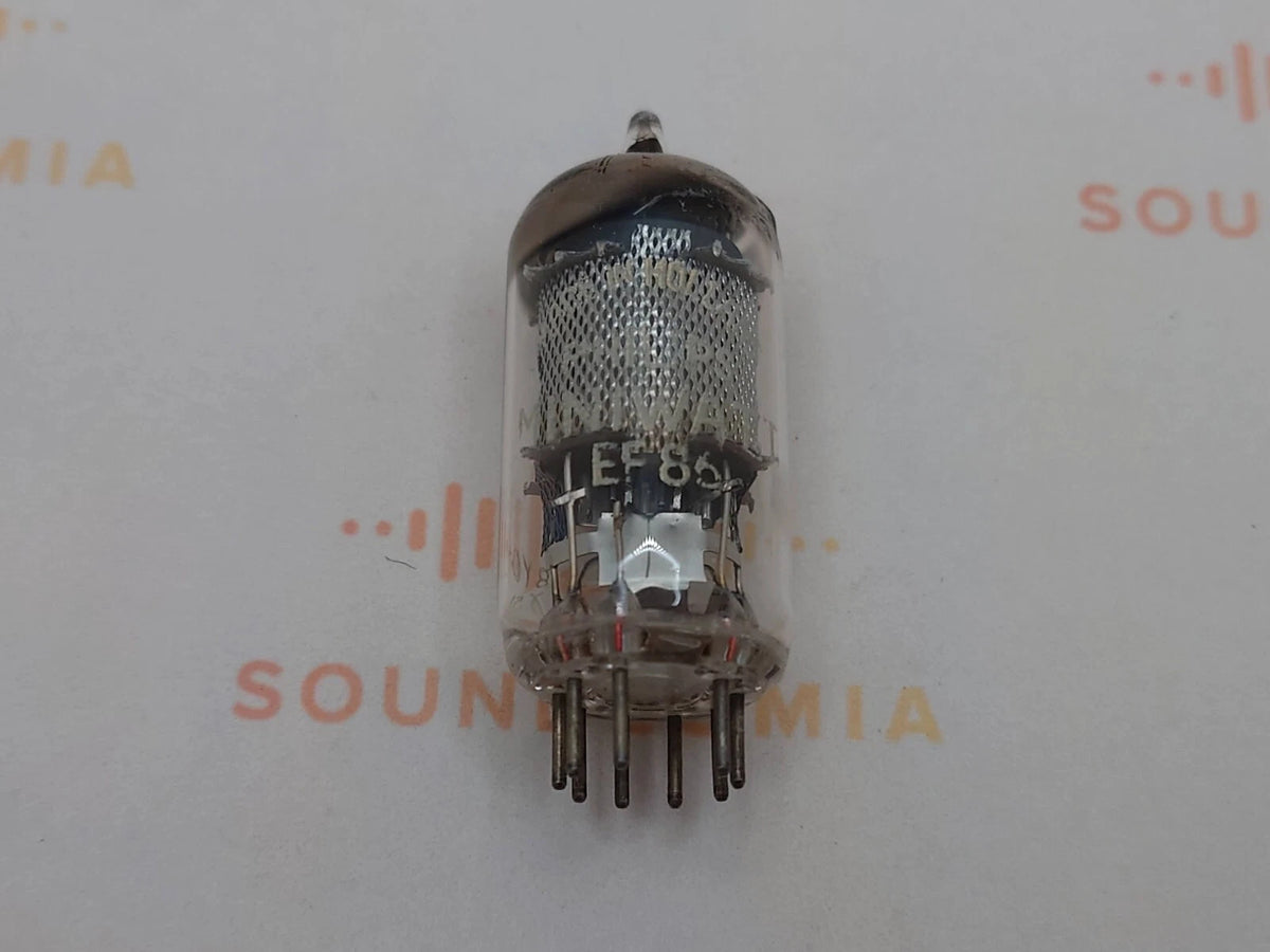 1x Philips EF86 Piastre a Rete Getter Quadrato - Sitard 1955 - Forte