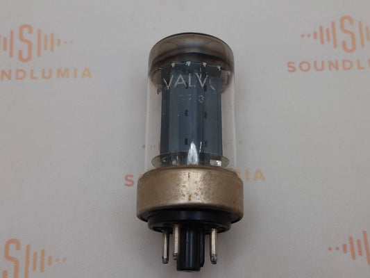 1x Philips GZ34 5AR4 Metal Base - Valvo Label - Eindhoven 1957 (tV2 57E) - NOS+