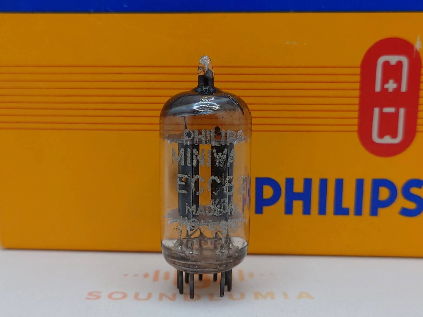 La Radiotechnique Philips France ECC82 12AU7 Long Plates - Surenese FR.
