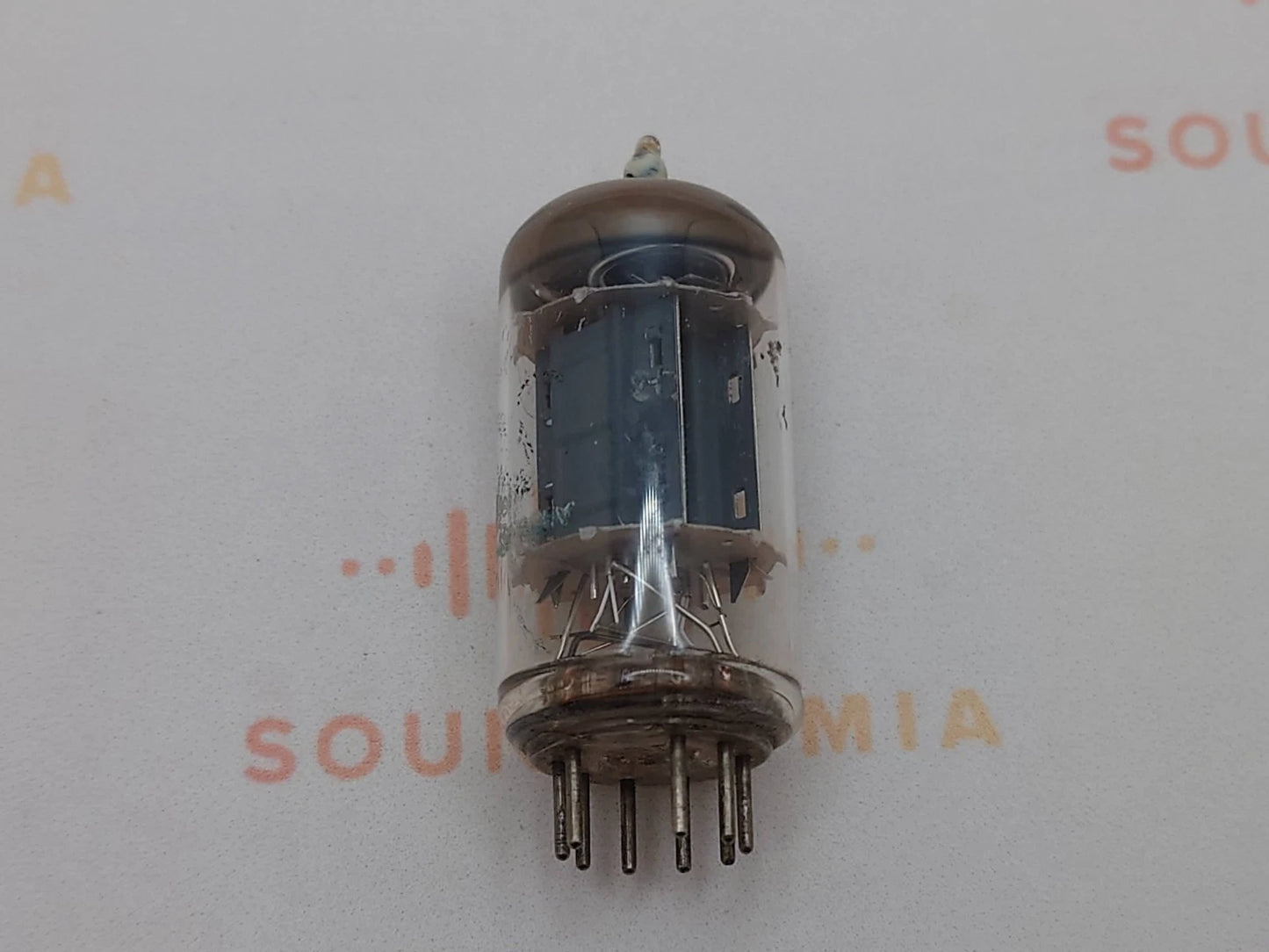 Telefunken ECC82 Rippenplatten Red Tip Matched Trio - ◇ Basis - Berlin '61 - NOS