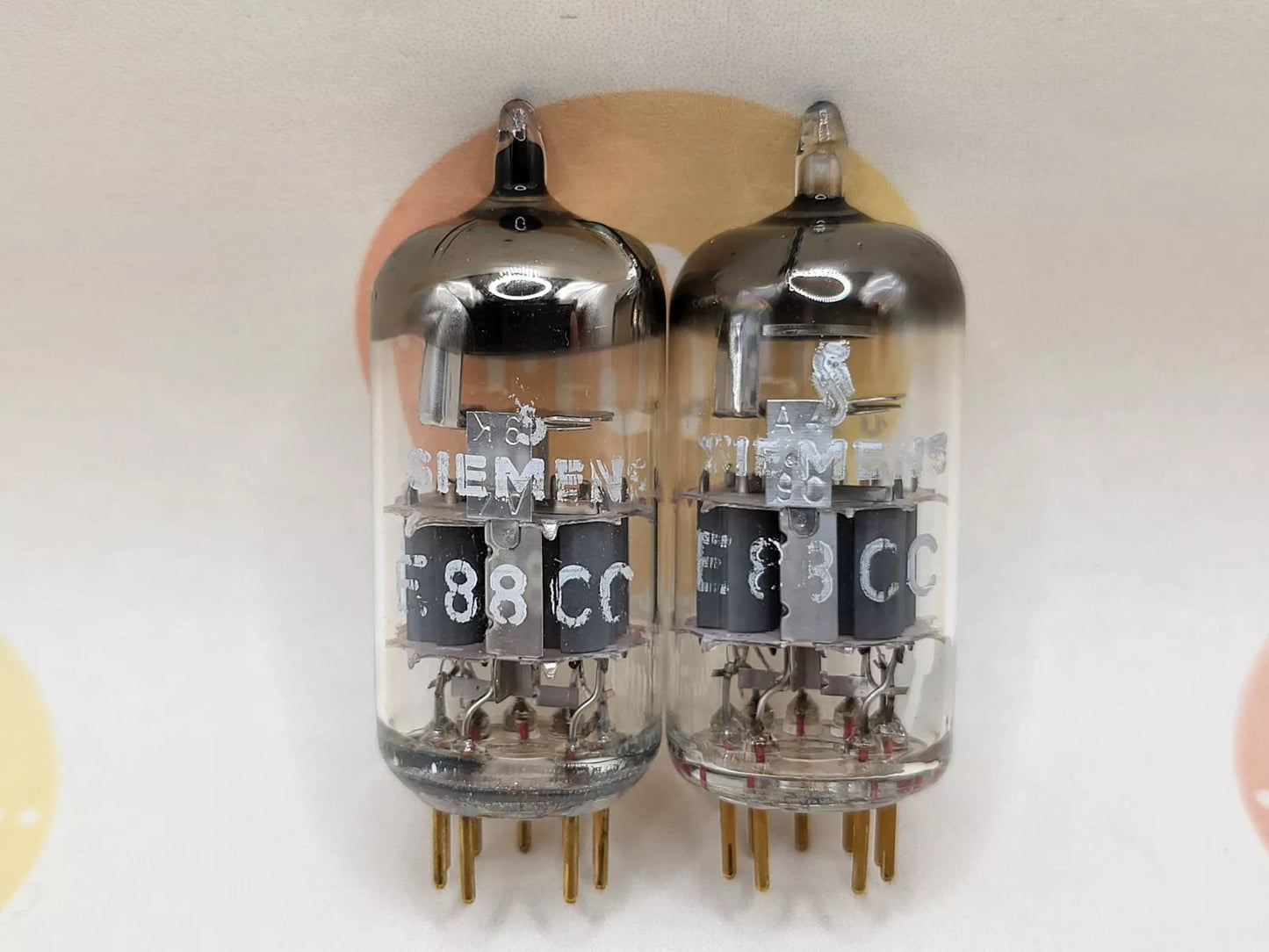 Siemens E88CC 6922 Silver Shields - Germany