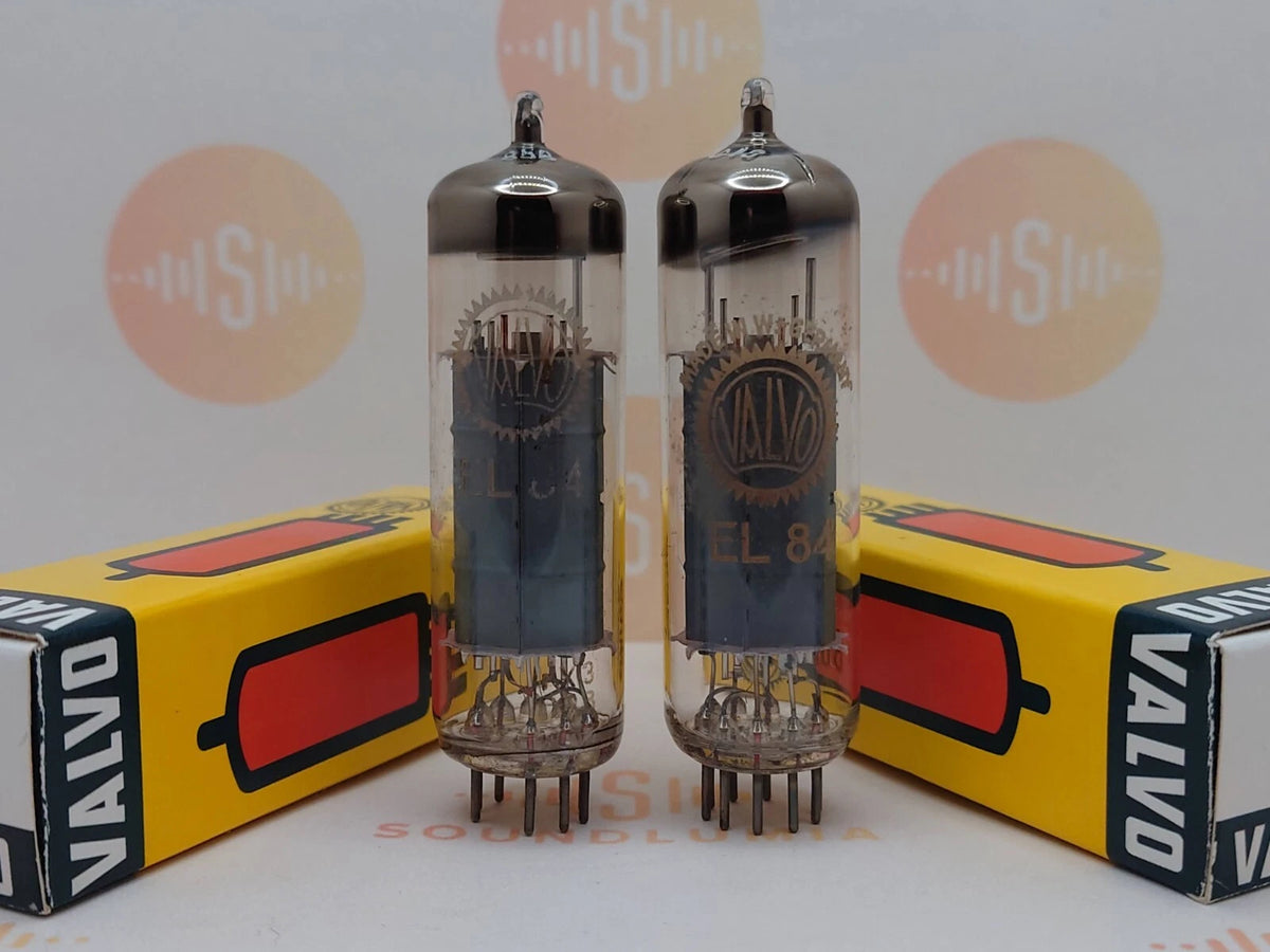 Valvo EL84 6BQ5 vacuum tube with O-Getter and Matched Pair, image 23