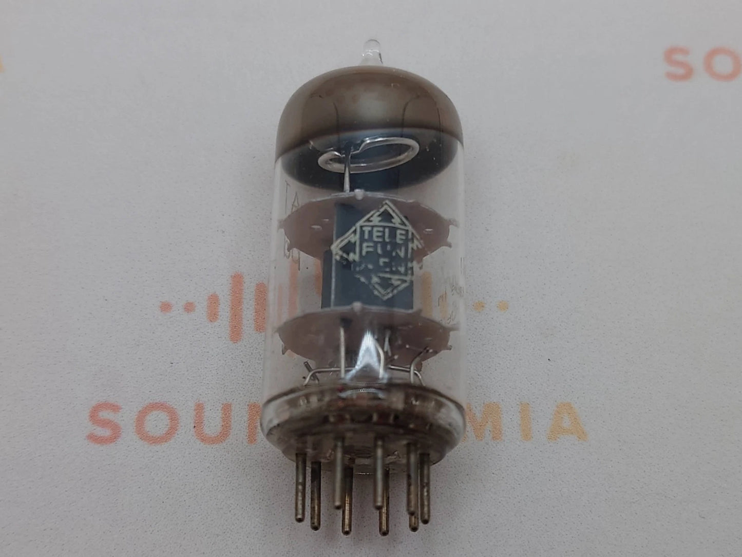1x Telefunken ECC81 12AT7 ◇ Bottom – Small Logo - West Germany 1958 - NOS