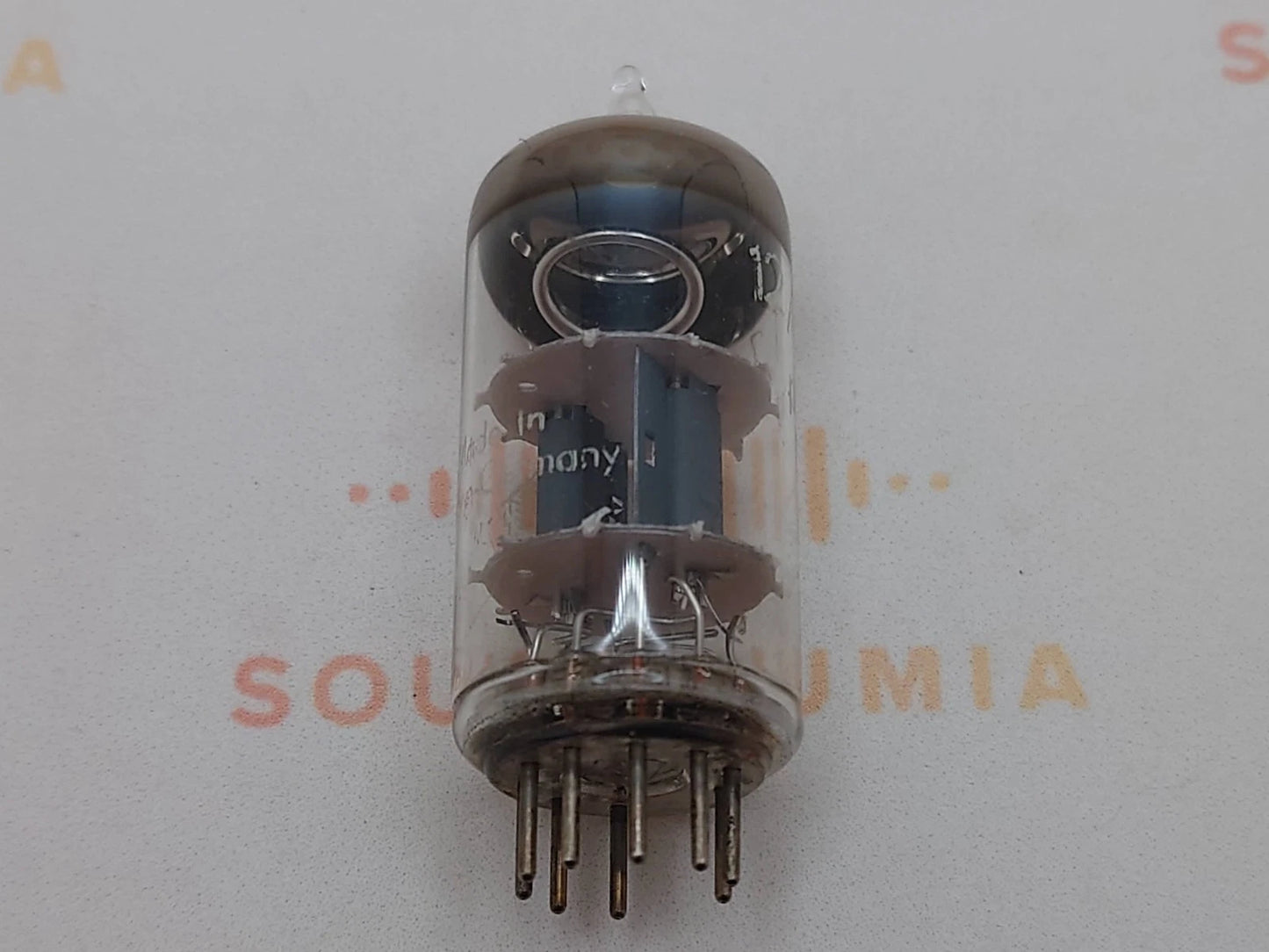 1x Telefunken ECC81 12AT7 ◇ Bottom – Small Logo - West Germany 1958 - NOS