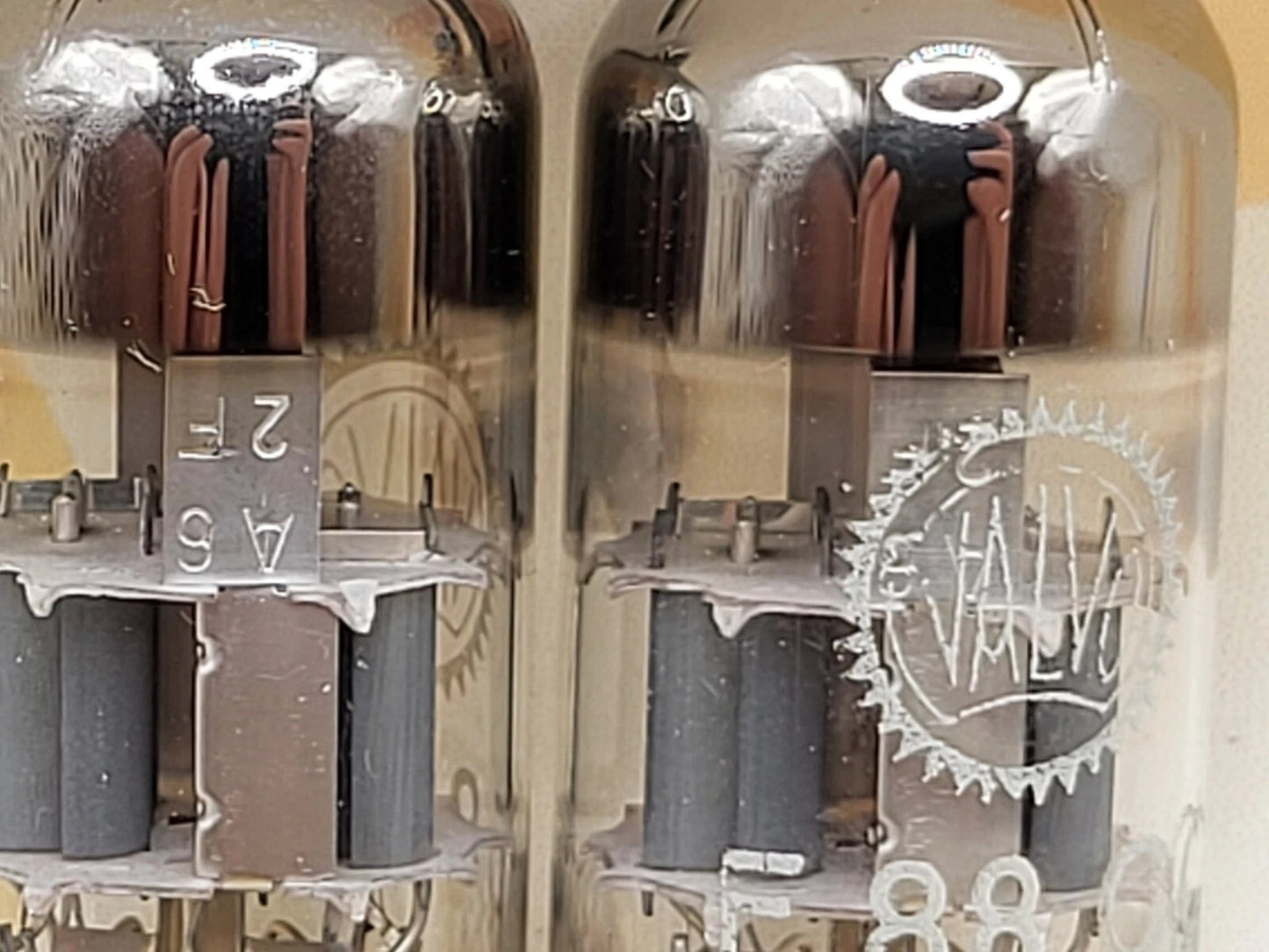 Siemens E88CC 6922 Silver Shields - Germany