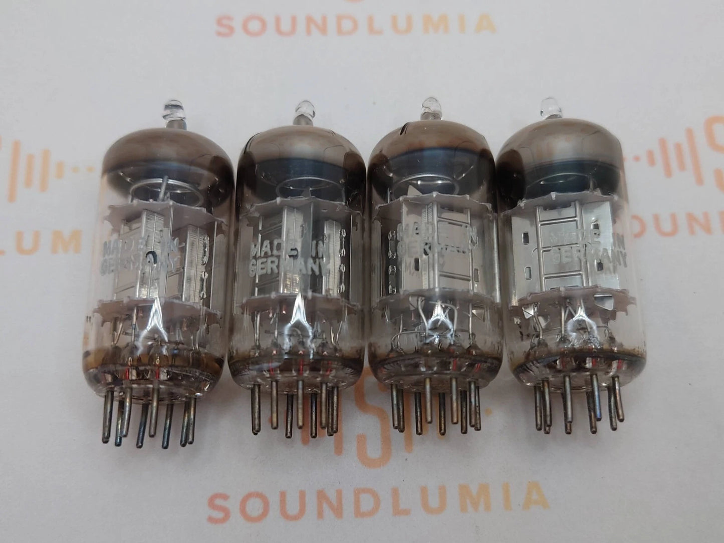Siemens ECC82 12AU7 Chrome Plates - Munich
