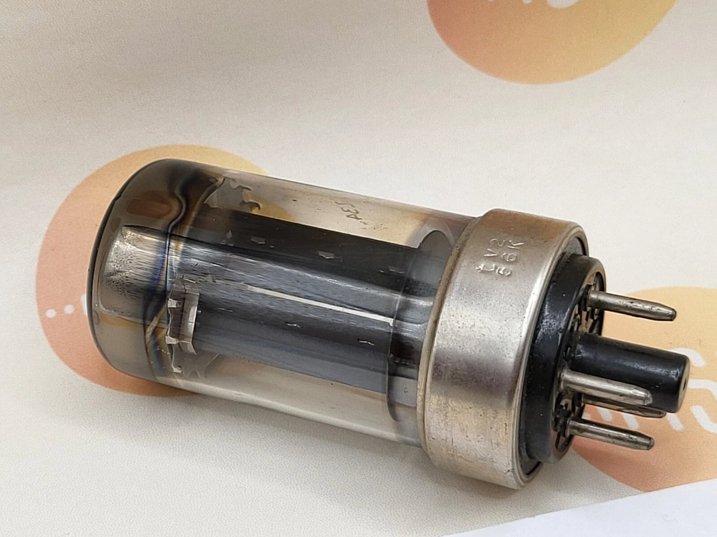 Philips GZ34 5AR4 Metal Base DD Getter - Eindhoven