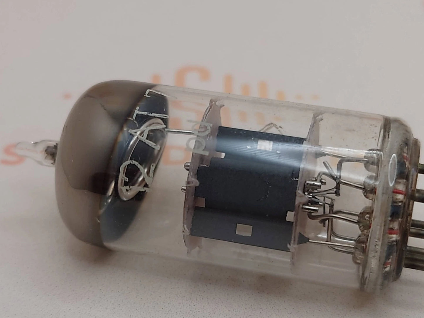1x Telefunken ECC81 12AT7 ◇ Bottom – Small Logo - West Germany 1958 - NOS