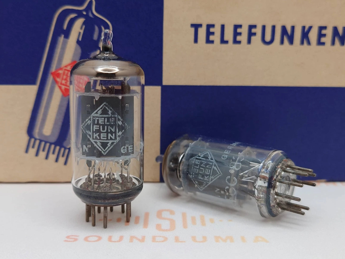 Telefunken ECC83 12AX7 Glatte Platten