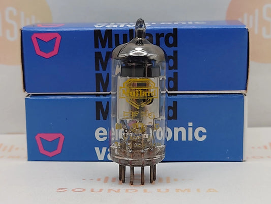 Mullard • EF86 • 6267 Silver Plates O-getter • NOS+