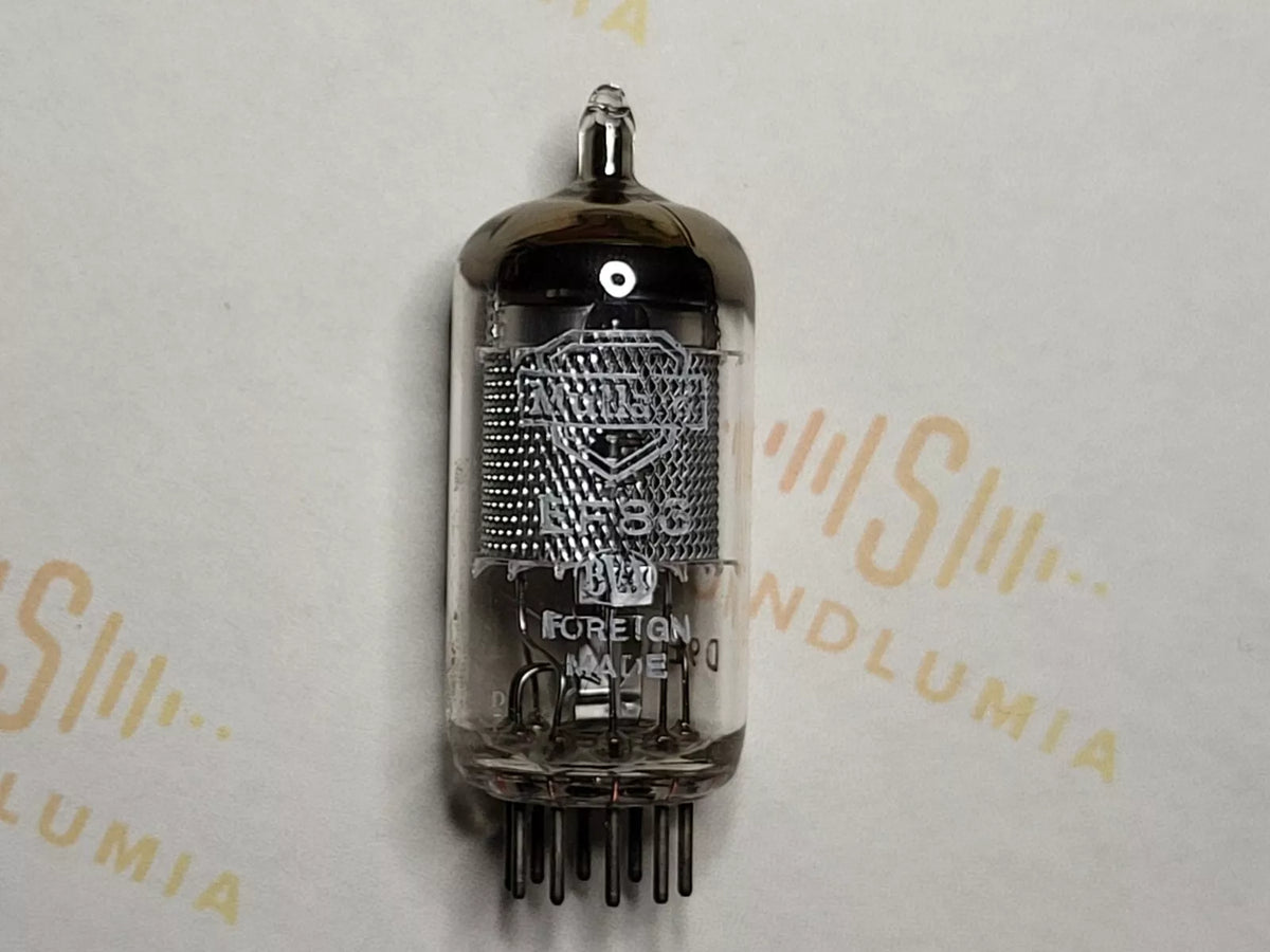 Valvo EF86 6267 vacuum tube with Mesh Plate and O-Getter, image 27