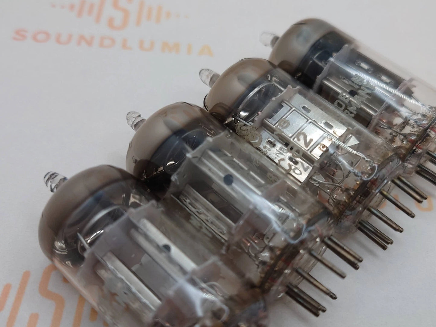 Siemens ECC82 12AU7 Chrome Plates - Munich