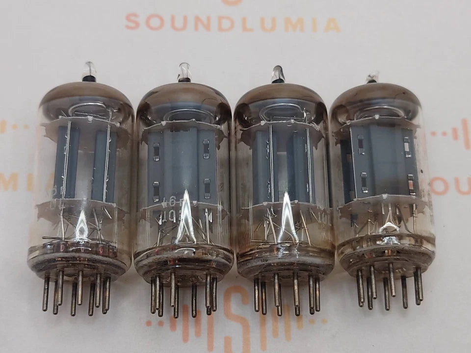 Telefunken ECC82 Ribbed Plates ◇ (Siemens Hall 6 Edition)