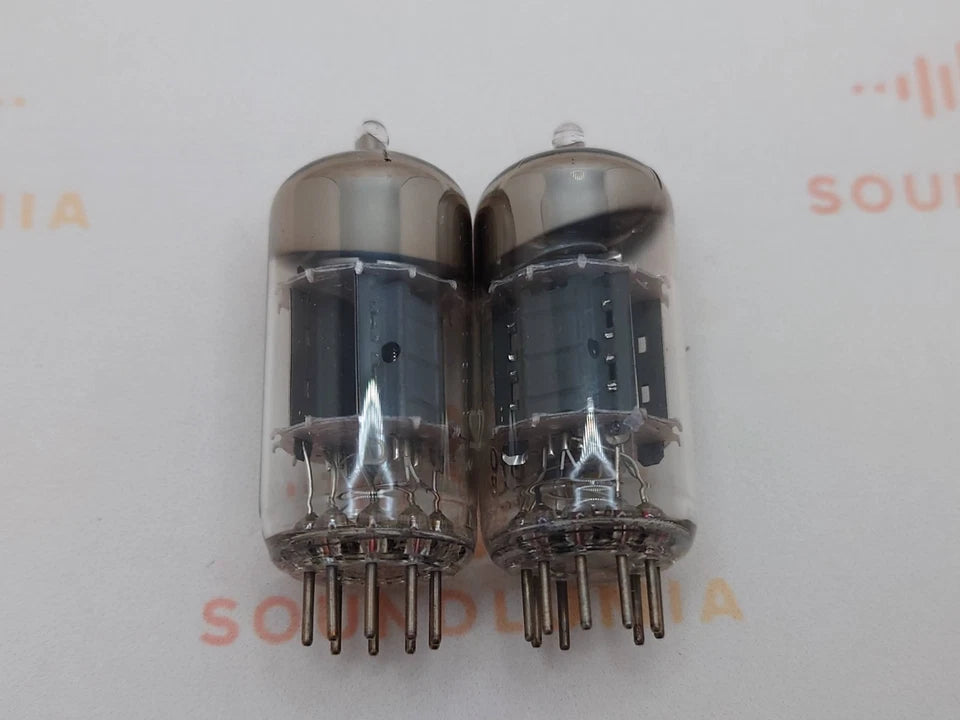 Valvo Hamburg ECC82 Short Plates 30° O-Getter