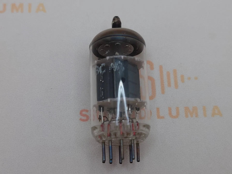 Valvo ECC83 12AX7 Short Plates Dimple Disc Getter - Heerlen