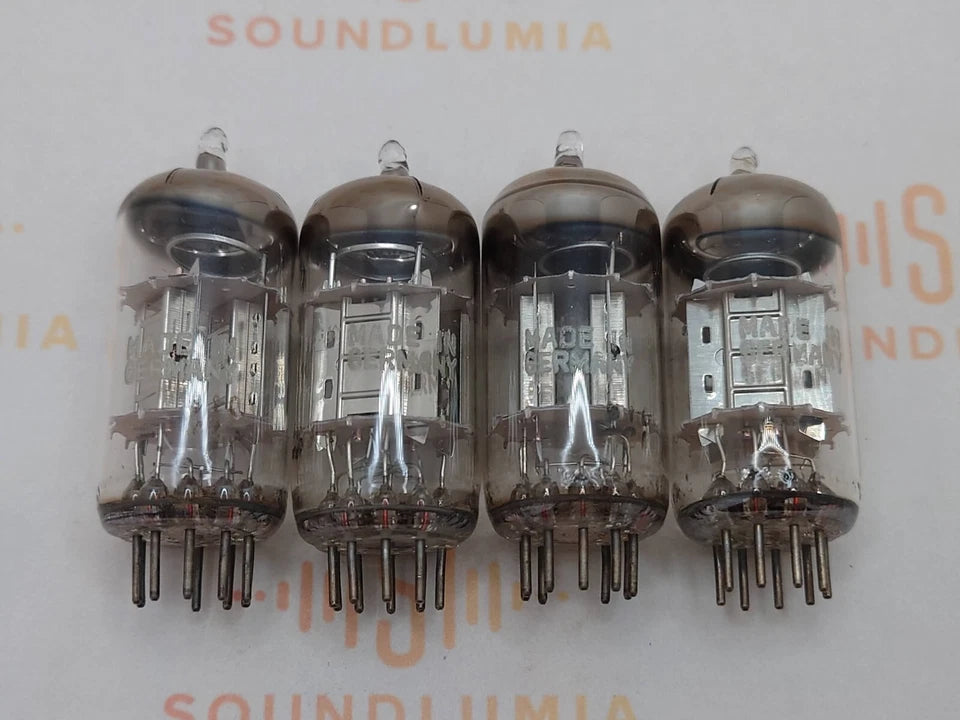 Siemens ECC82 12AU7 Chrome Plates - Munich
