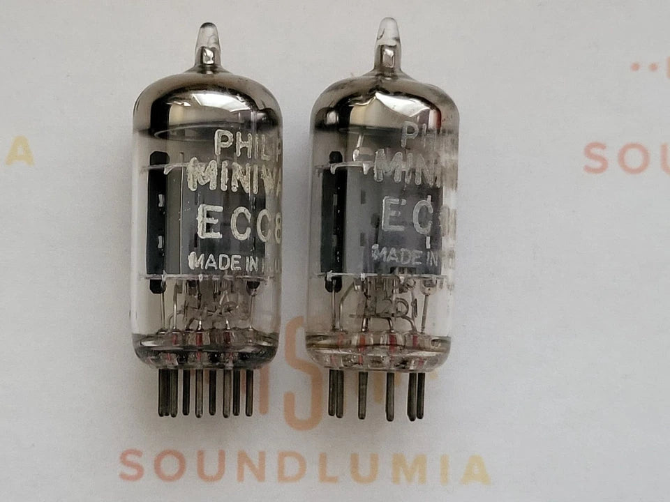 Philips ECC83 12AX7 Piastre Corte O-getter - Heerlen