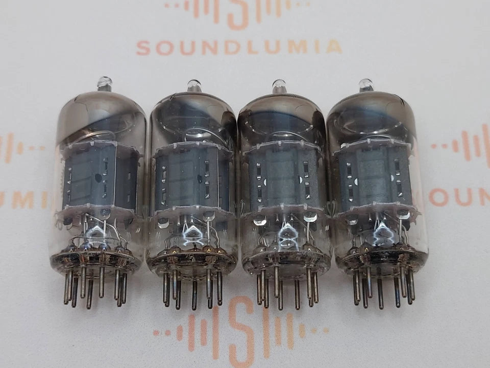 Valvo Hamburg ECC82 Short Plates 30° O-Getter