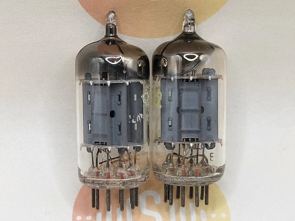 Siemens ECC82 12AU7 Long Plates Square Getter - Munich
