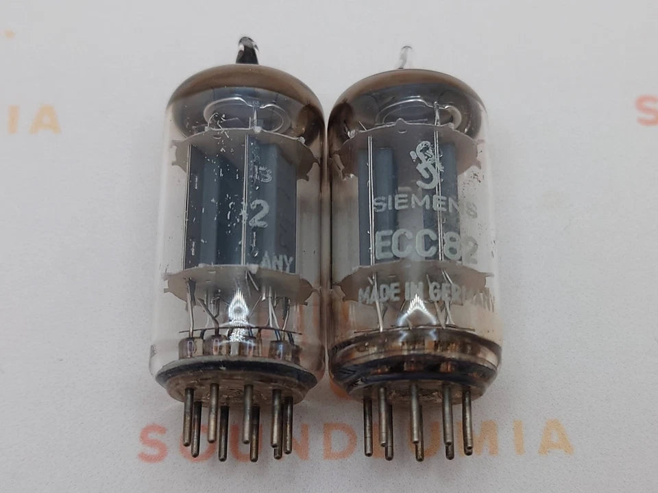 Telefunken ECC82 Ribbed Plates ◇ (Siemens Hall 6 Edition)