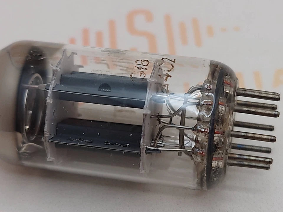 1x Philips SQ E82CC = 6189 (ECC82+) Kurze Platten - Heerlen, NL '65 - NOS