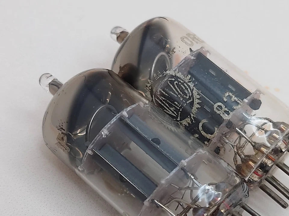 Valvo ECC83 12AX7 Short Plates Angled Getter