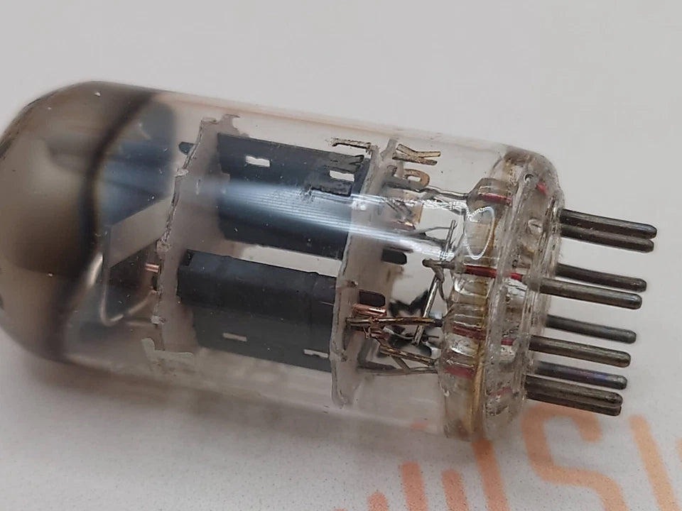 Philips ECC81 12AT7 vacuum tube with D-Foil Getter, image 19