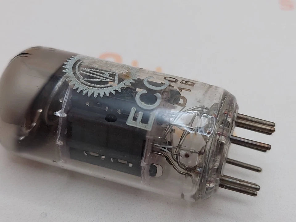 Valvo Hamburg ECC82 Short Plates 30° O-Getter