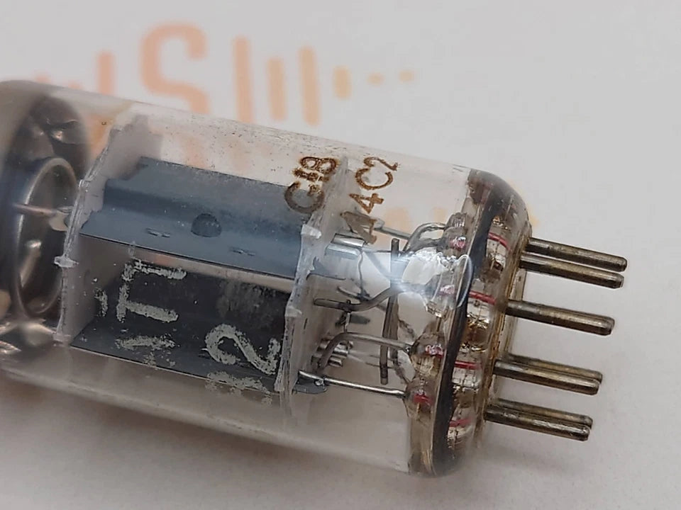 1x Philips SQ E82CC = 6189 (ECC82+) Kurze Platten - Heerlen, NL '65 - NOS