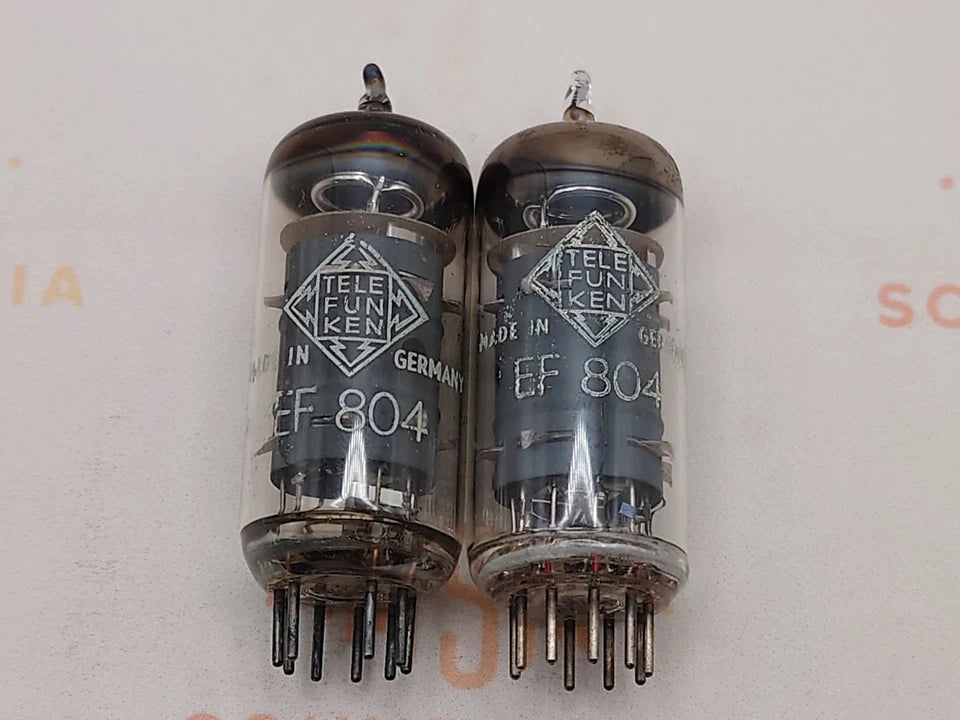 Telefunken EF804 Gray Plates O-getter ◇ Bottom
