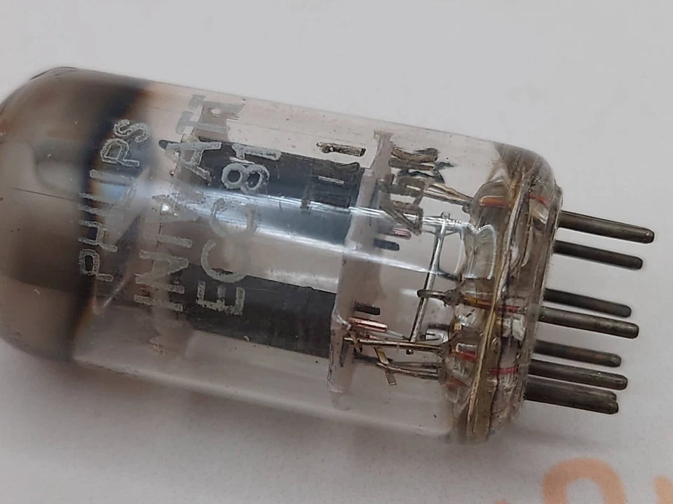 Philips ECC81 12AT7 vacuum tube with D-Foil Getter, image 20
