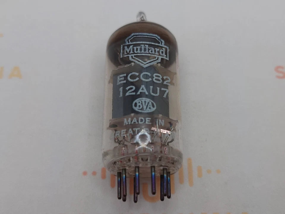 Mullard ECC82 12AU7 Box Plates - Mitcham