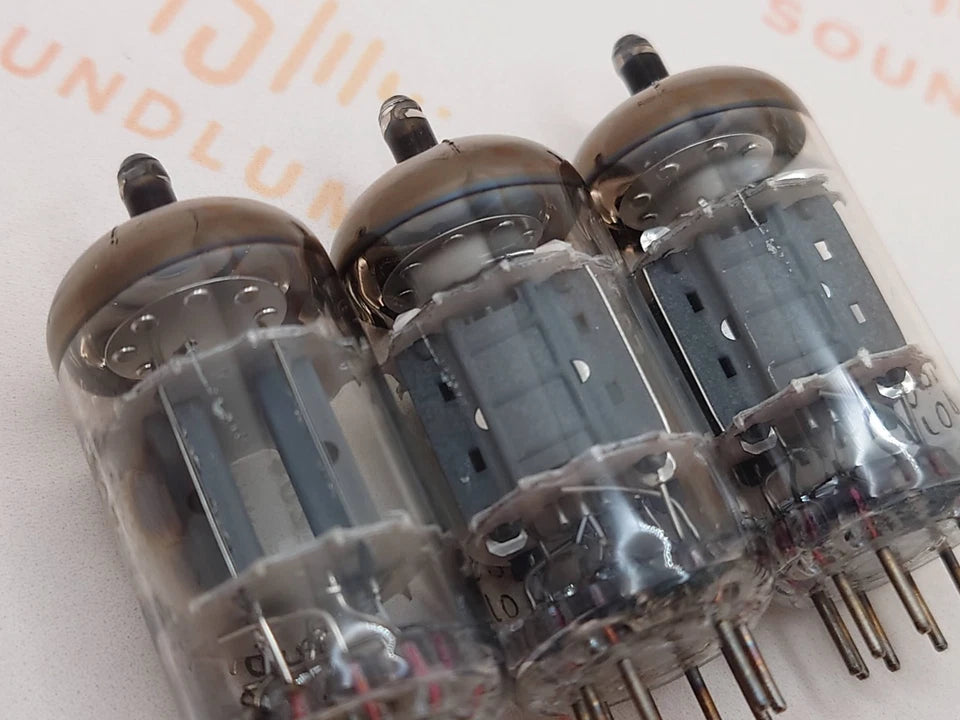 Valvo ECC83 12AX7 Short Plates Dimple Disc Getter - Heerlen