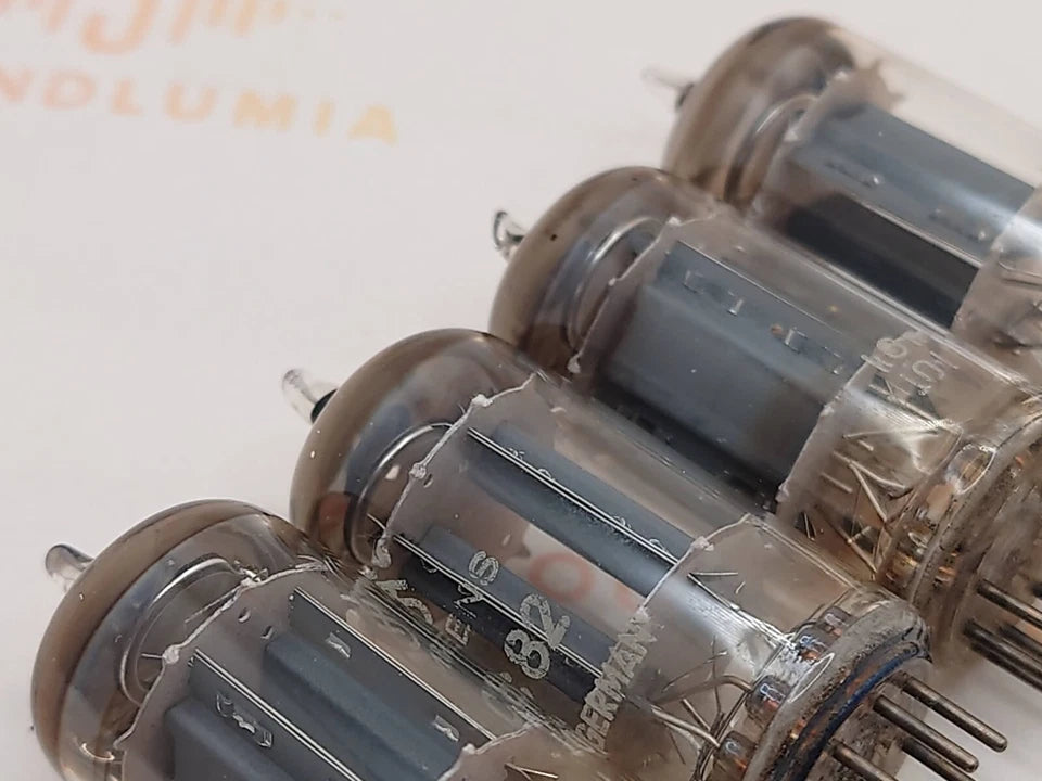 Telefunken ECC82 Ribbed Plates ◇ (Siemens Hall 6 Edition)