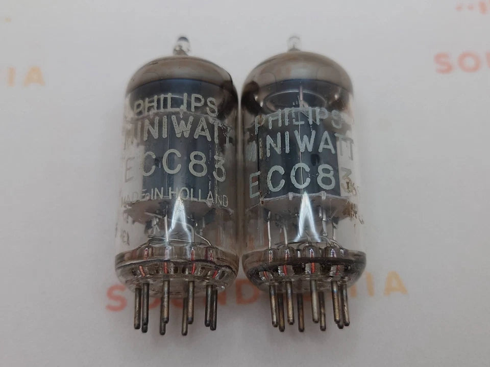 Philips ECC83 12AX7 Short Plates O-getter - Heerlen