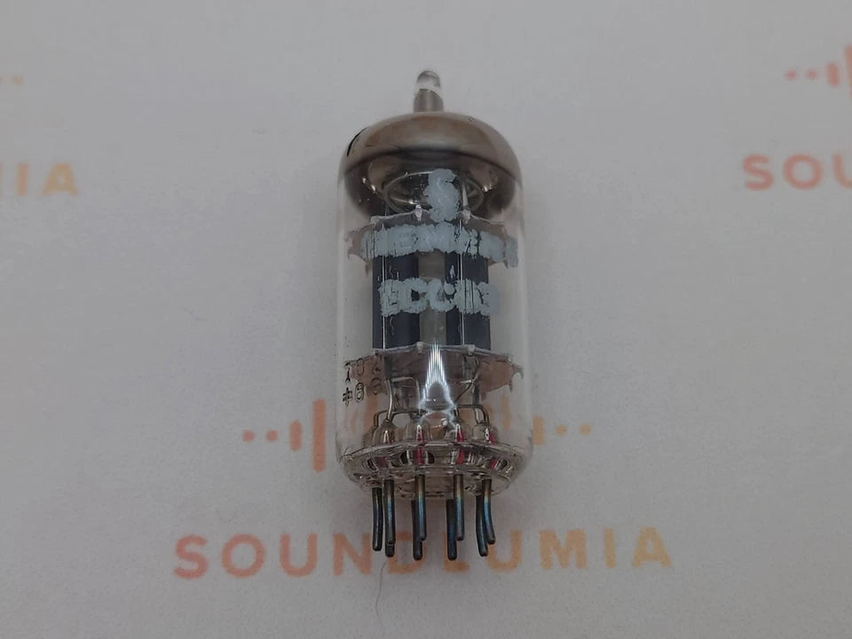 Siemens ECC83 12AX7 vacuum tube with O-Getter and Short Plates, image 13