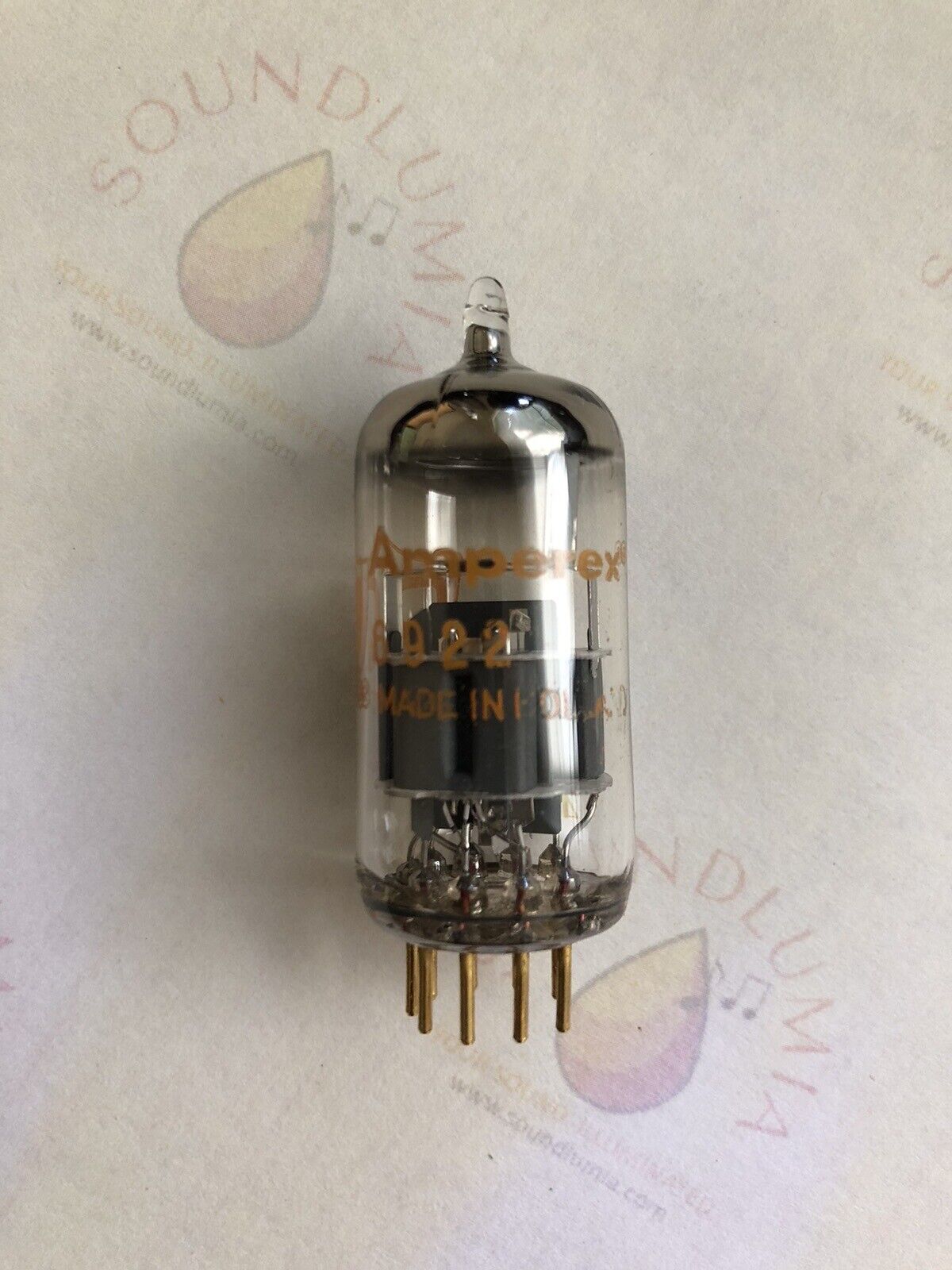 Amperex PQ 6922 E88CC Preamp Tube - Holland 1968 - Strong NOS