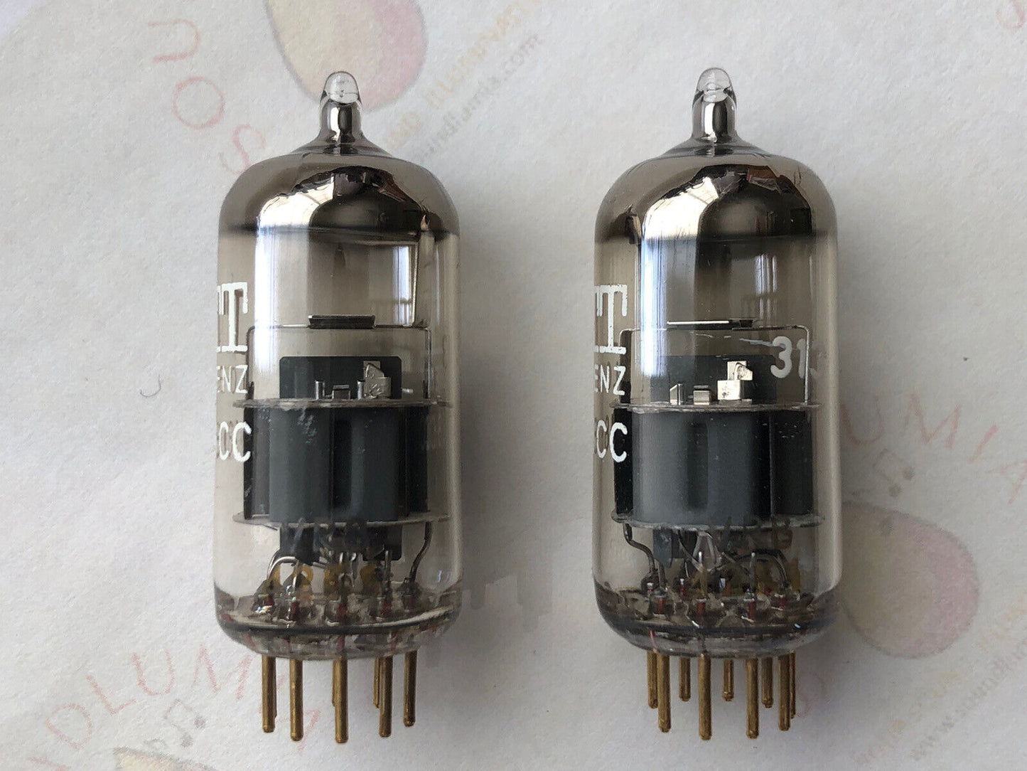 Lorenz E188CC 7308 Preamp Tubes - Matched Pair - Holland 1962 - Same code - NOS