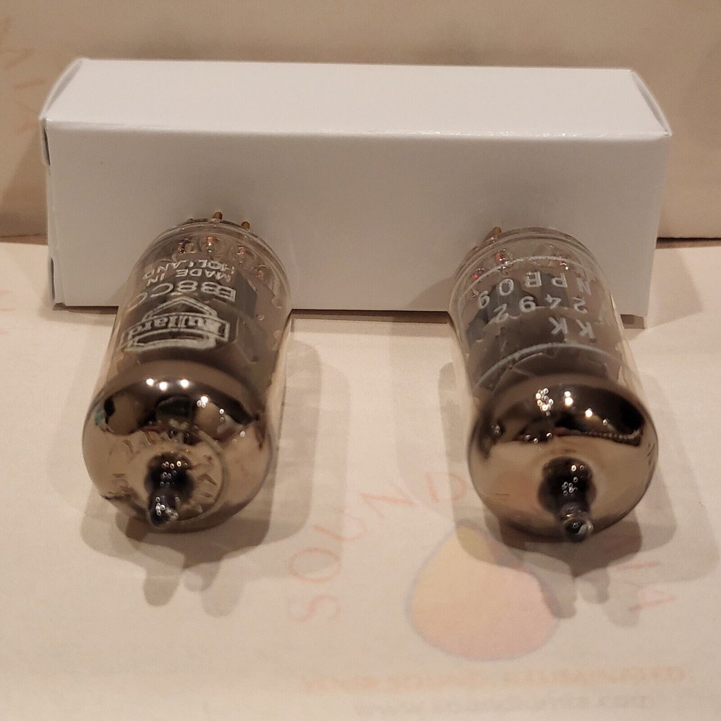 Mullard E88CC Tubes Matched Pair - 1963/65 - NOS