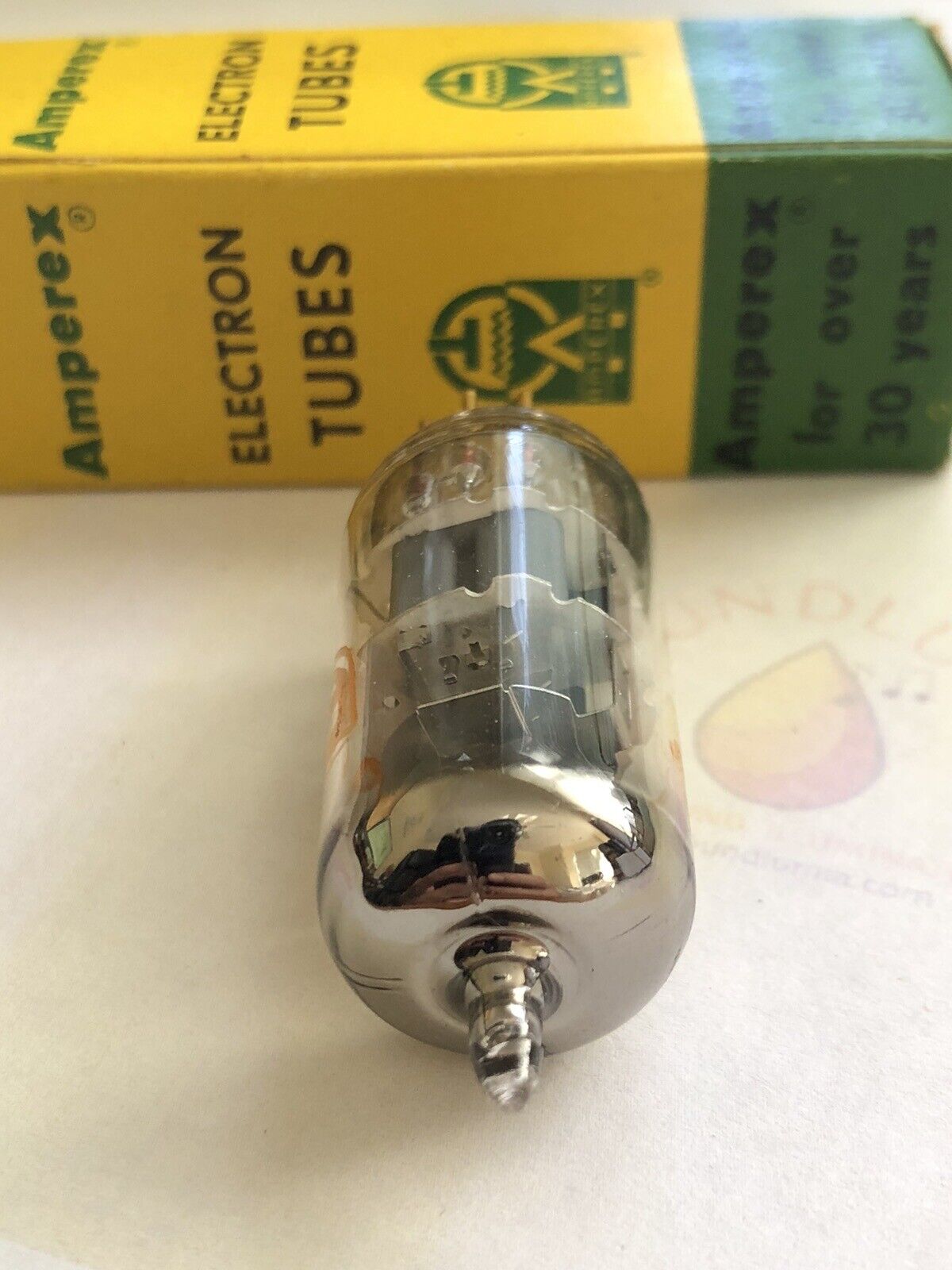 Amperex PQ 6922 E88CC Preamp Tube - Holland 1968 - Strong NOS