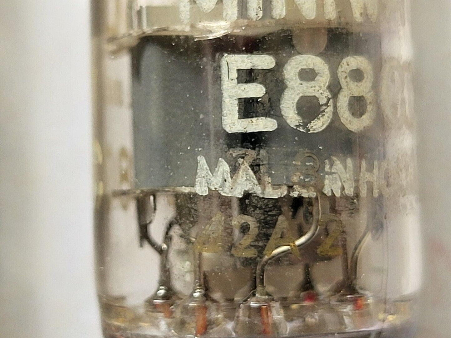 Philips Miniwatt SQ E88CC 6922 Vorverstärkerröhren, passendes Paar – Holland 1961/62 – NOS