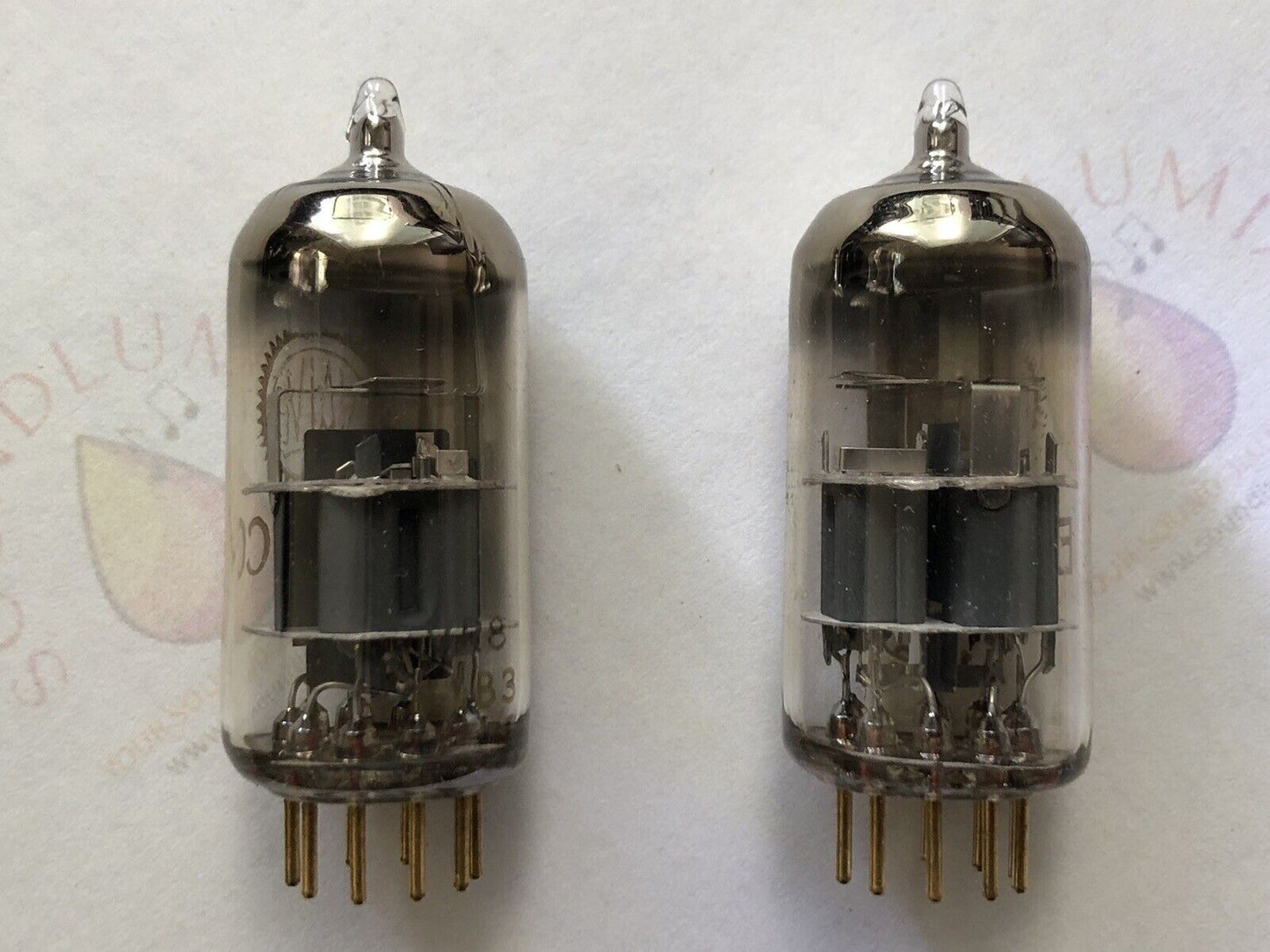 Valvo E188CC 7308 Preamp Tubes - Matched Pair - Holland 1961 - Same code - NOS