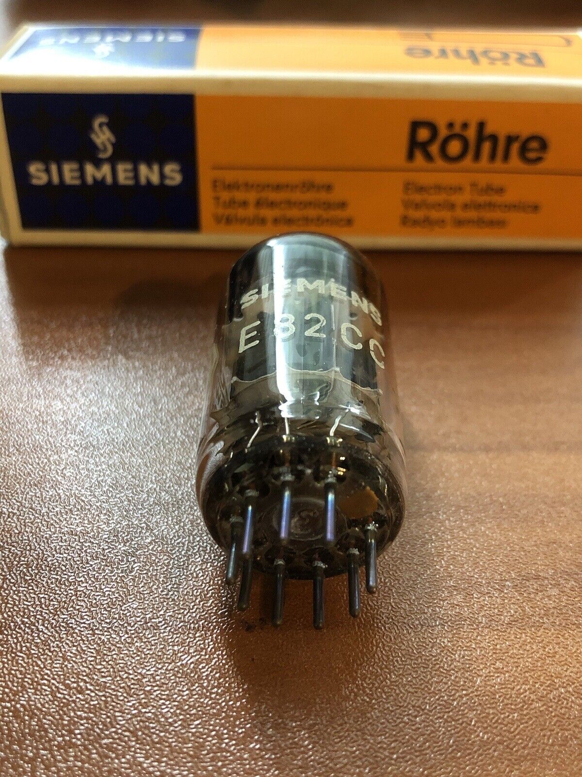 Siemens E82CC ECC82 12AU7 Preamp Tube - BWB Military Triple Mica - Munich 1963
