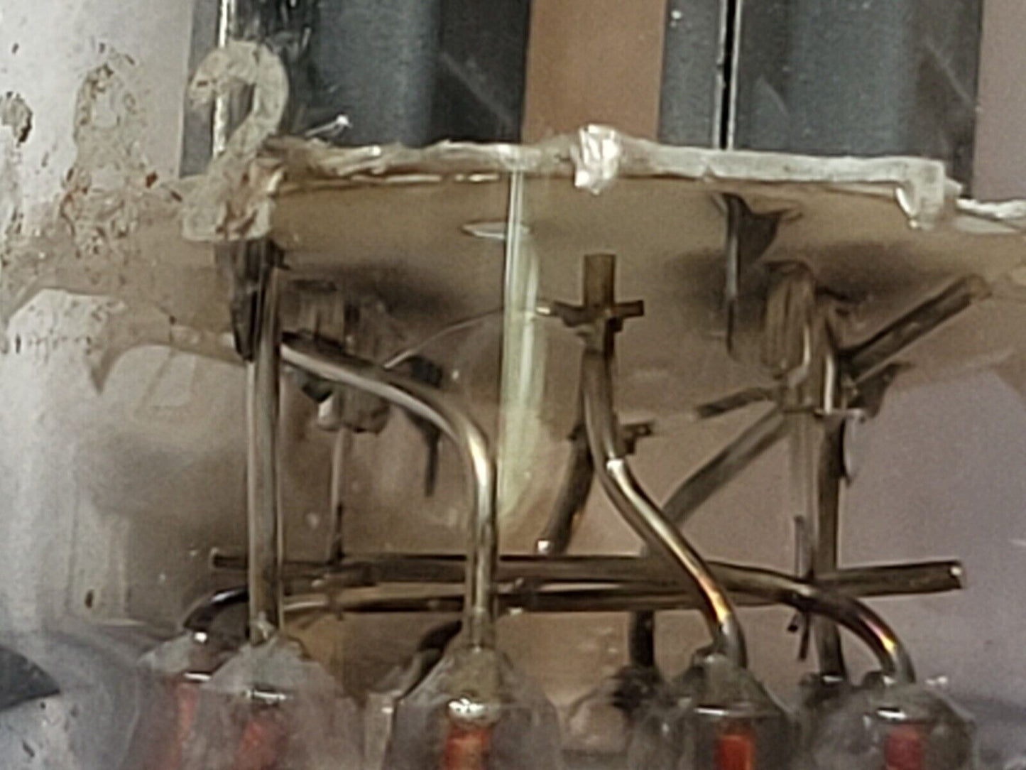 Amperex ECC82 12AU7 Röhre mit roter Spitze - Seltenes Siemens-Etikett - Holland 1969 - NOS