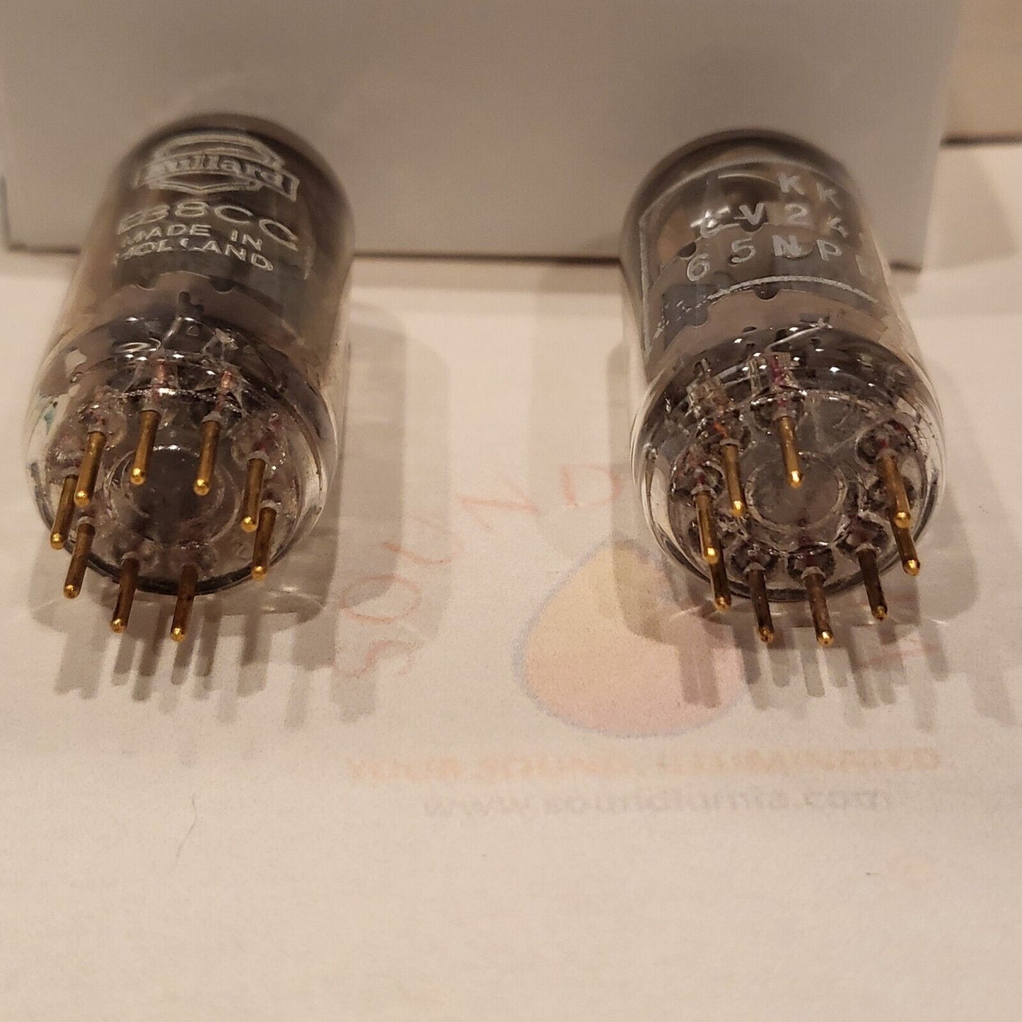 Mullard E88CC Tubes Matched Pair - 1963/65 - NOS