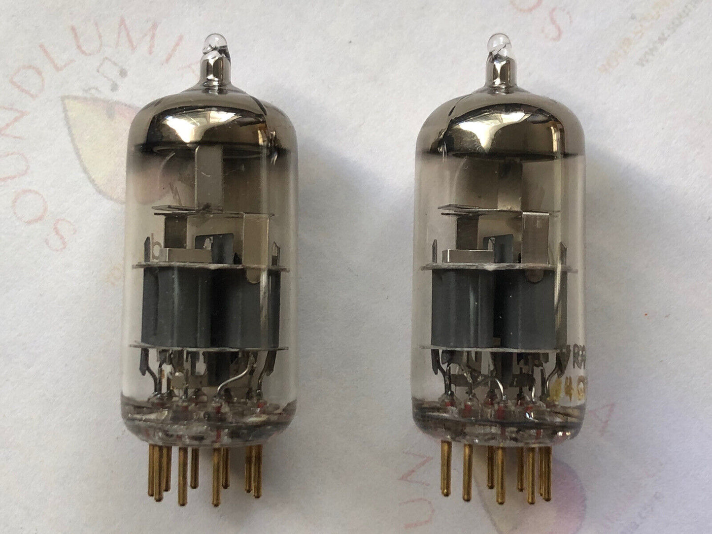 Mullard E188CC 7308 Preamp Tubes Matched Pair - Holland 1964 - Same code - NOS