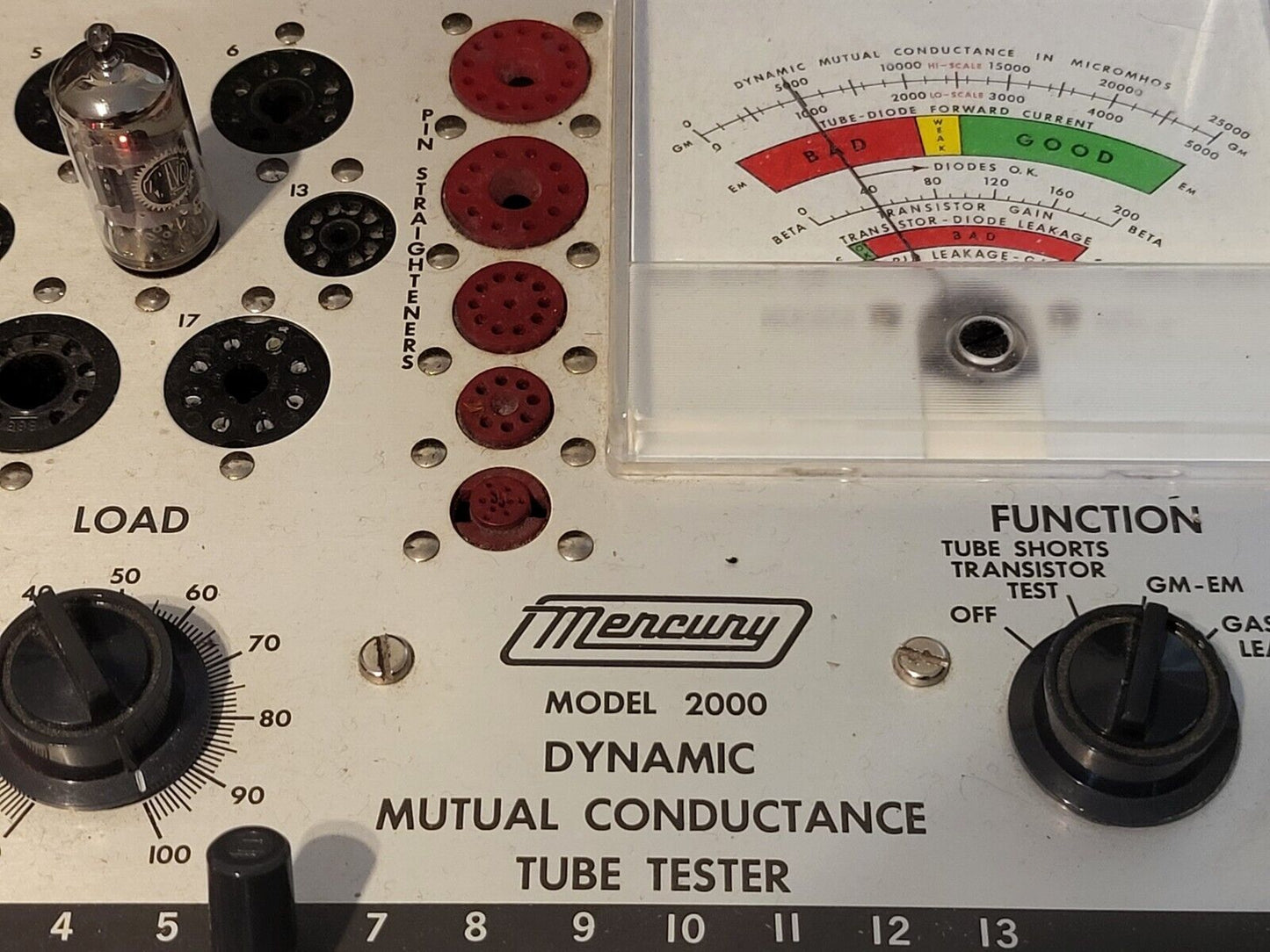 Valvo ECC83 12AX7 Short Plates Angled Getter