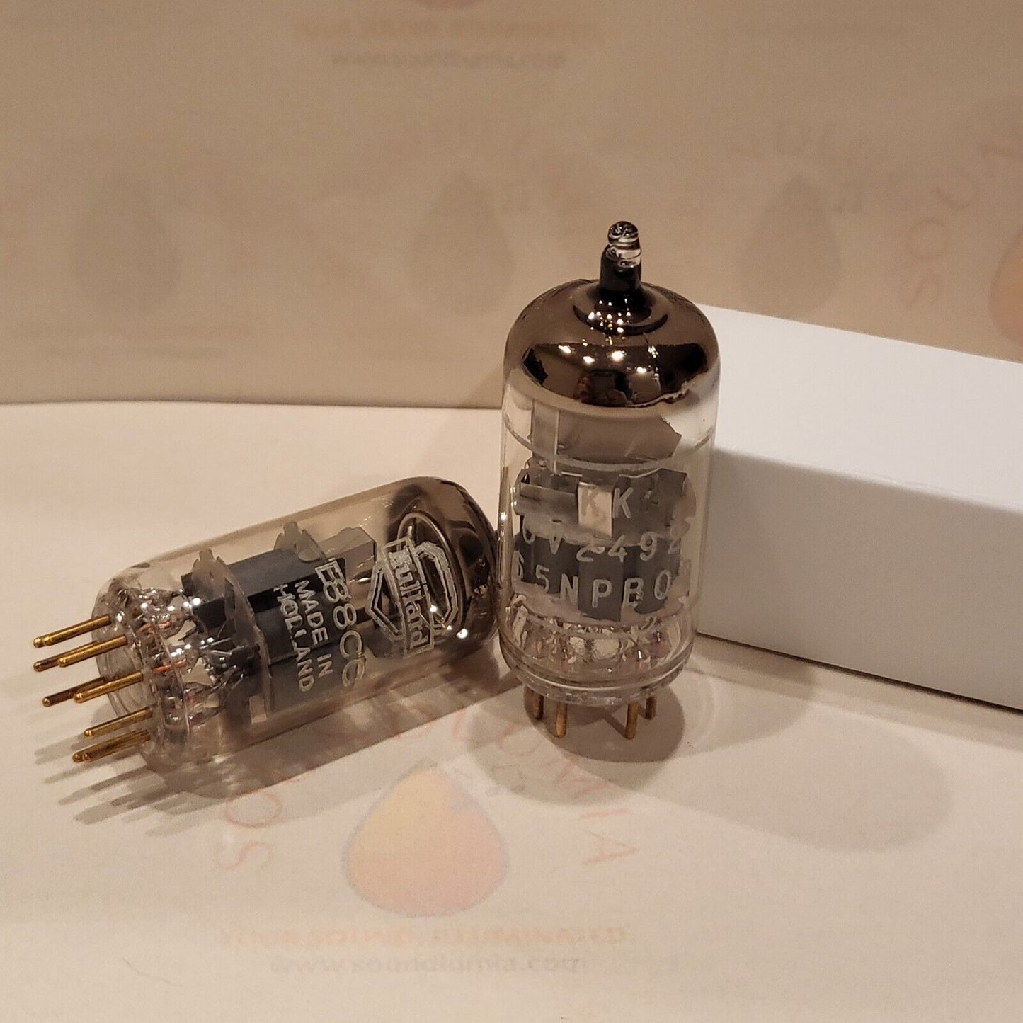 Mullard E88CC Tubes Matched Pair - 1963/65 - NOS