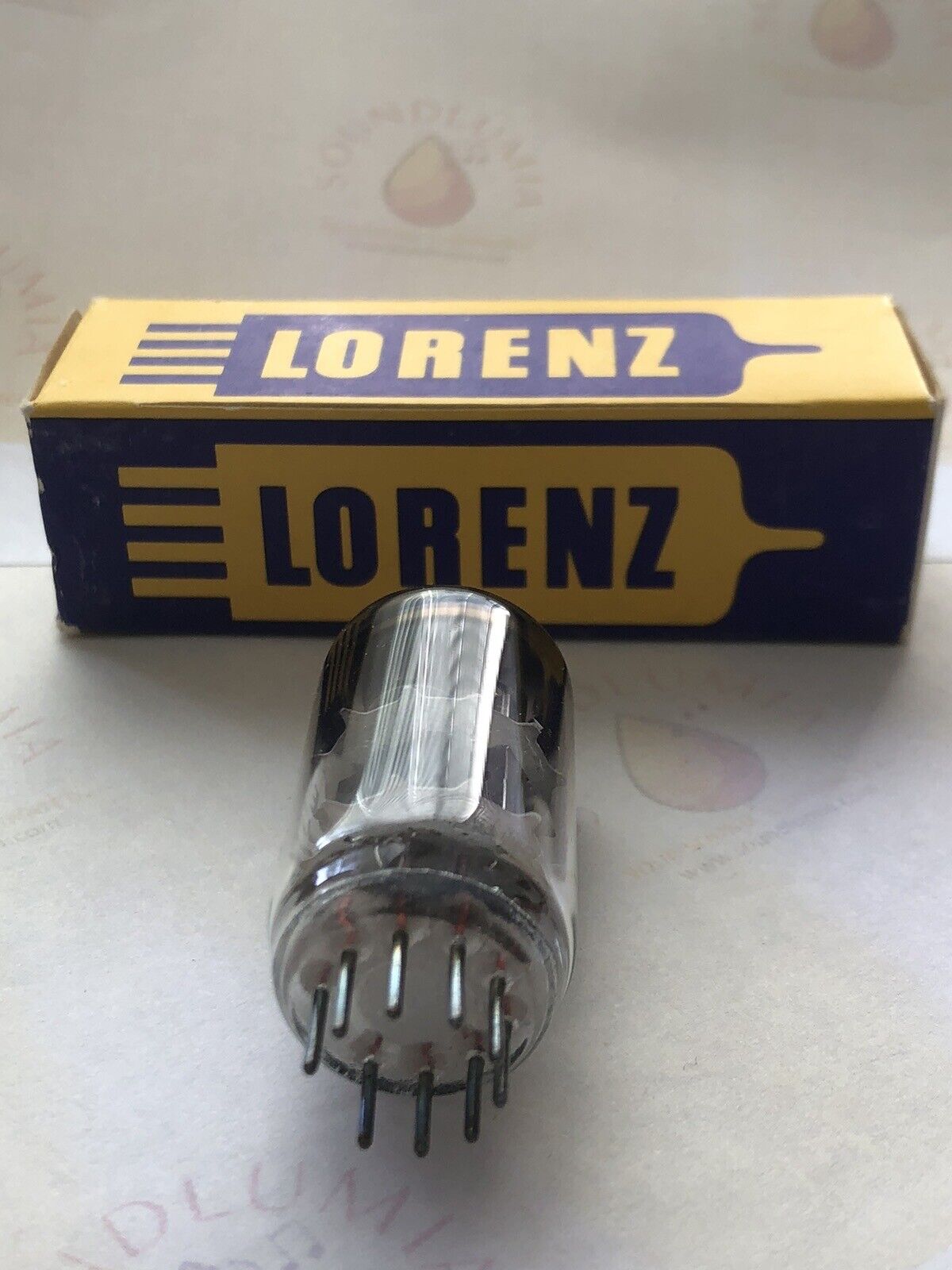 Lorenz ECC82 12AU7 Audio Tube Original Packaging - Germany 1960s - Strong NOS