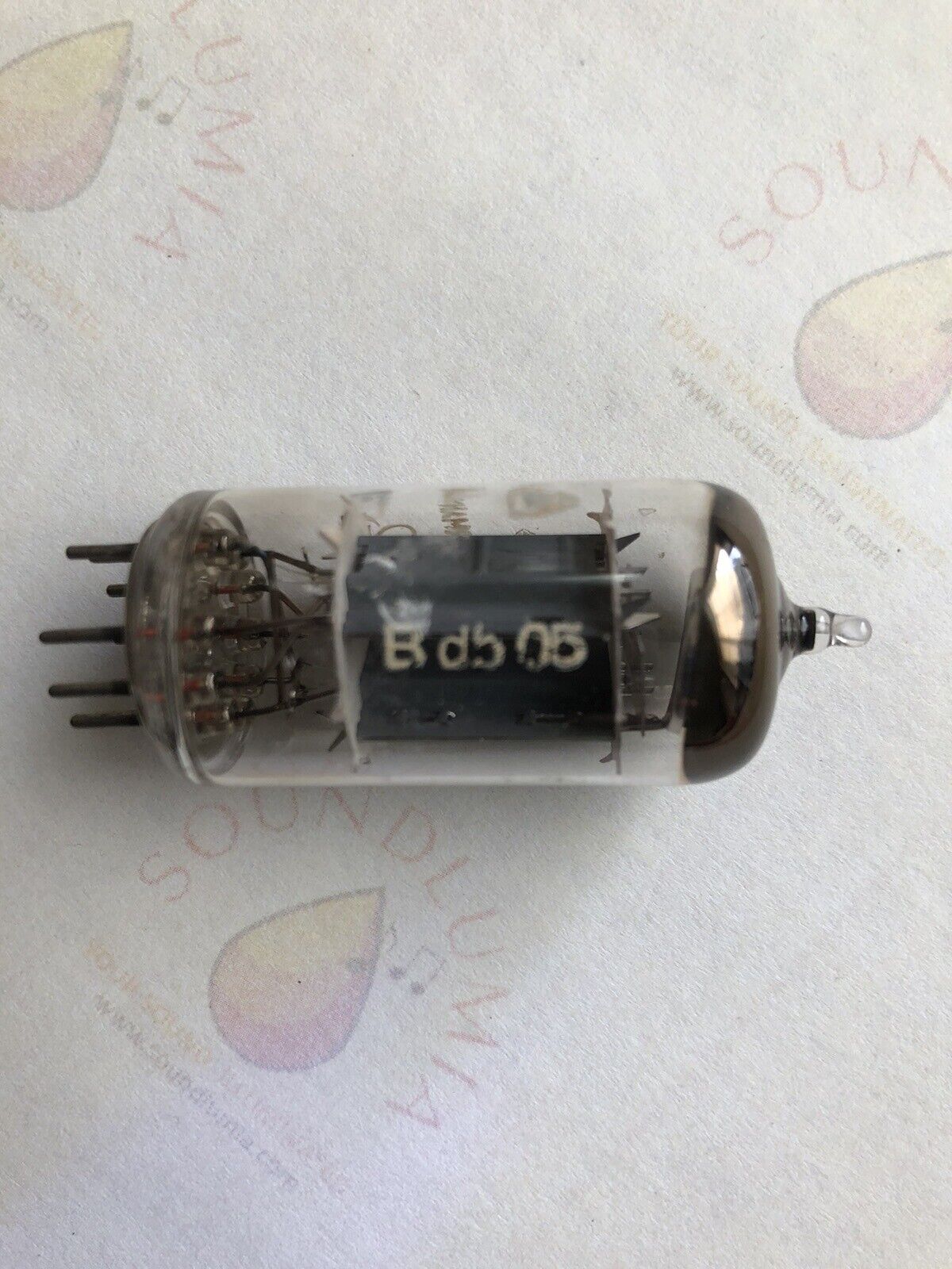 Telefunken ECC82 12AU7 Tubes Ribbed Plate Diamond Bottom - Berlin 1955 -Near NOS
